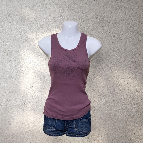 Y2k Volcom Purple Tank Top - Picture 1 of 4